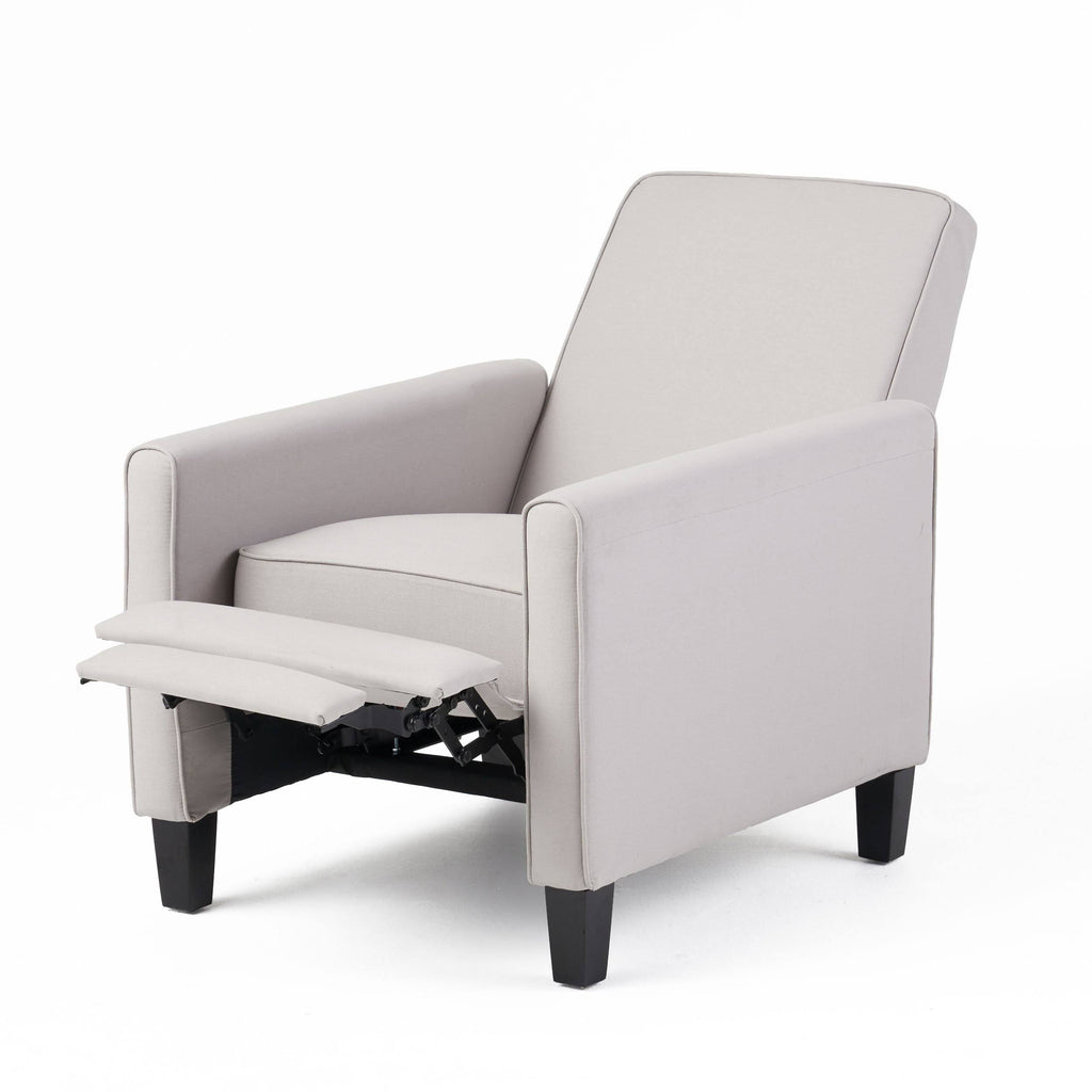 Set of 2 Fabric Recliner Moss Gray Z33845
