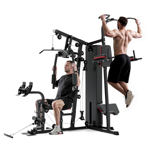 150LBS Weight Stack Multifunctional Home Gym Equipment S50677
