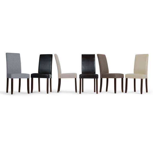 Light Mocha Dining Chair Set of 2 D1485