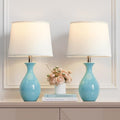 Ceramic Table Lamp Set of 2 White H959