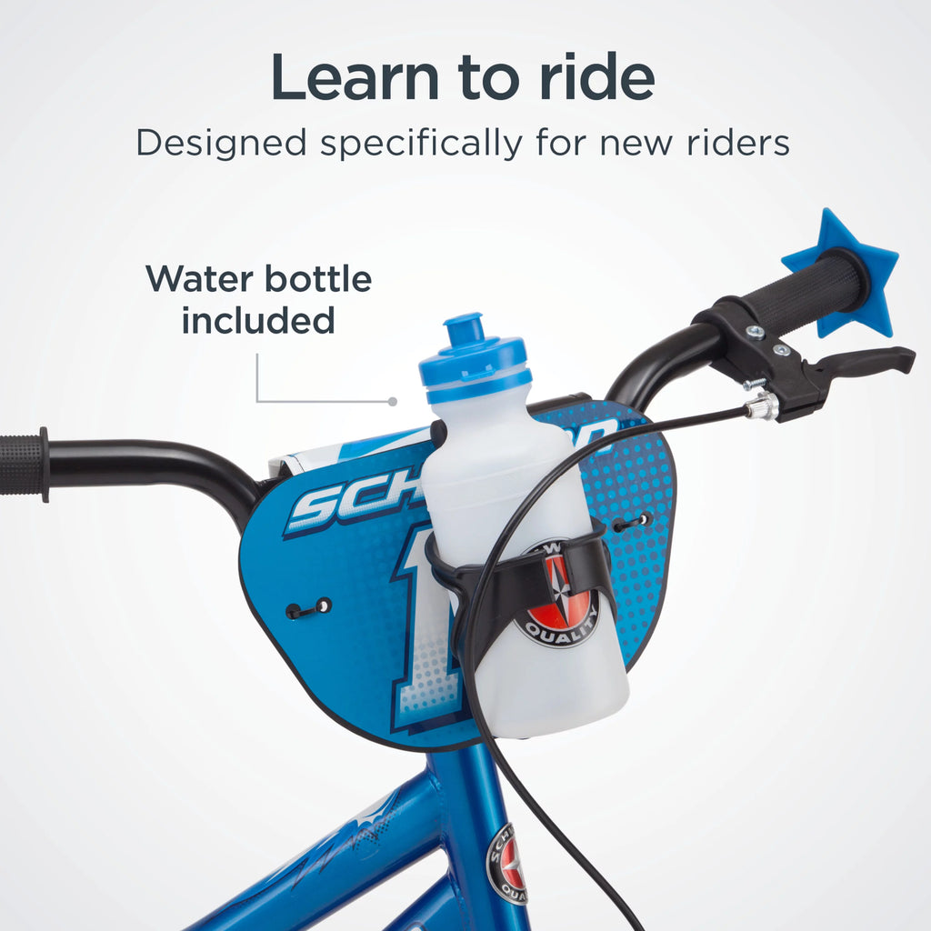 16 in. Wheels Single Speed Blue Grey Kids Bike V60342