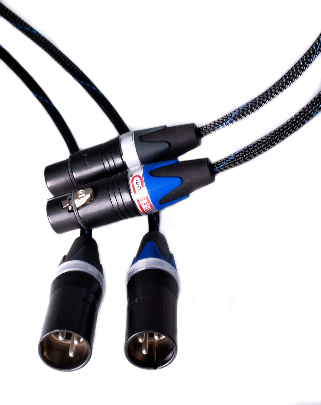 Blue XLR Cables Stereo Pair 3 Feet E700970