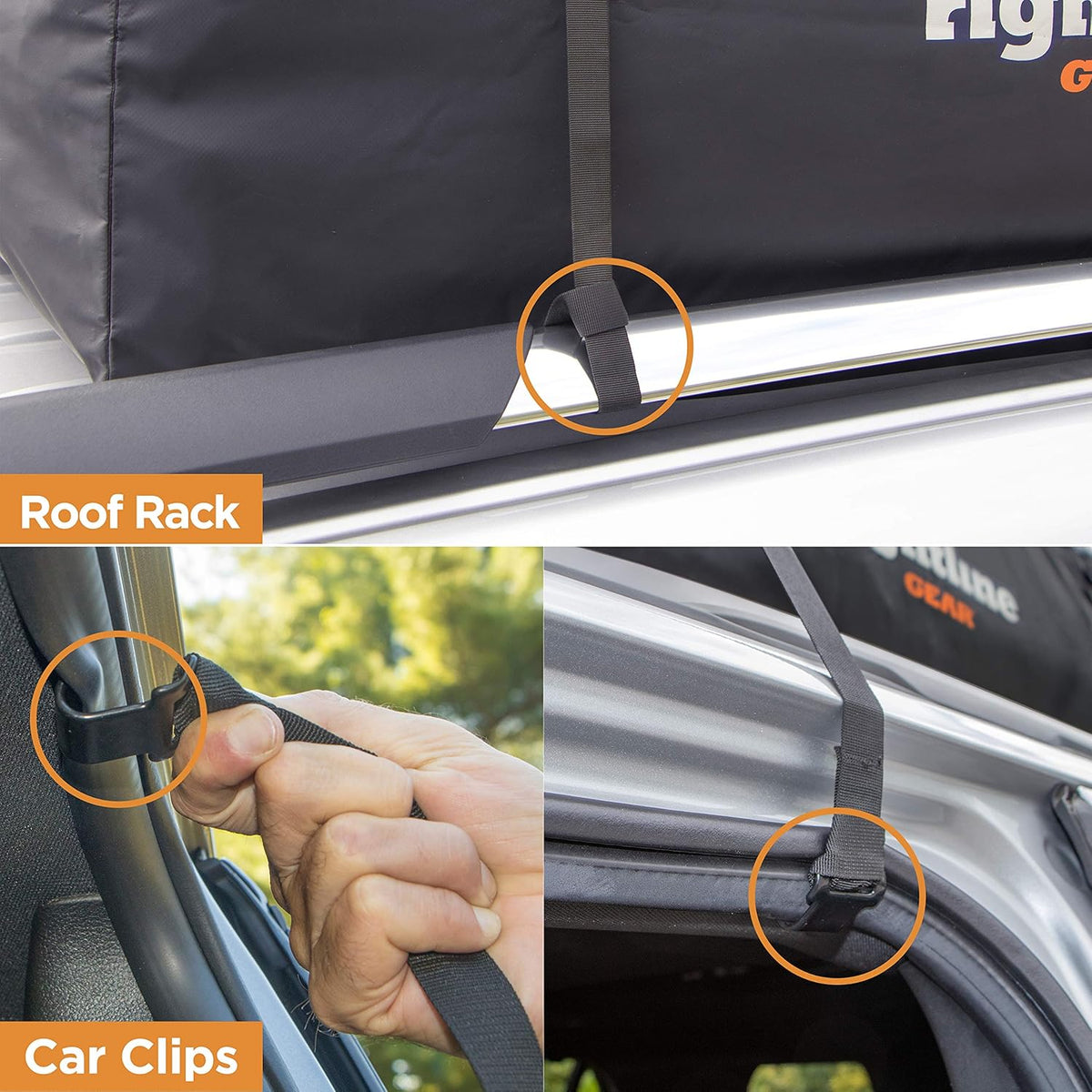 Weatherproof Car Top Carrier, 18 cu ft I636