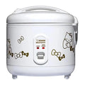 White Automatic Rice Cooker and Warmer with Rice Washing Bowl V358