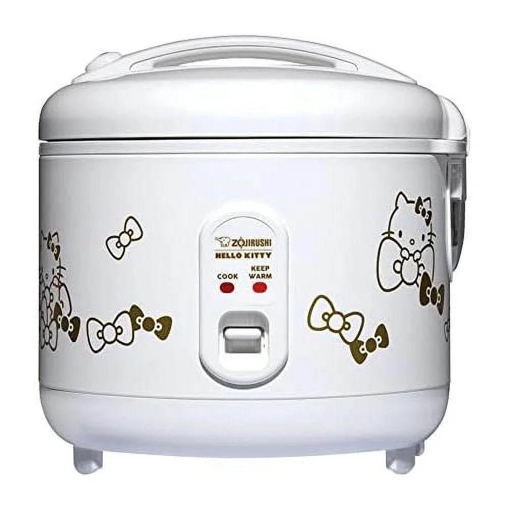 White Automatic Rice Cooker and Warmer with Rice Washing Bowl V358