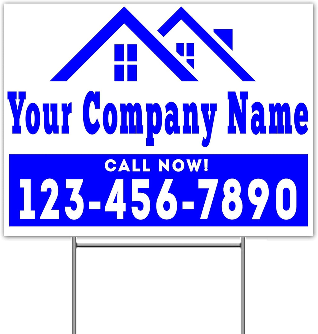 24x18 Double-Sided Waterproof Plastic Bandit Signs I18551