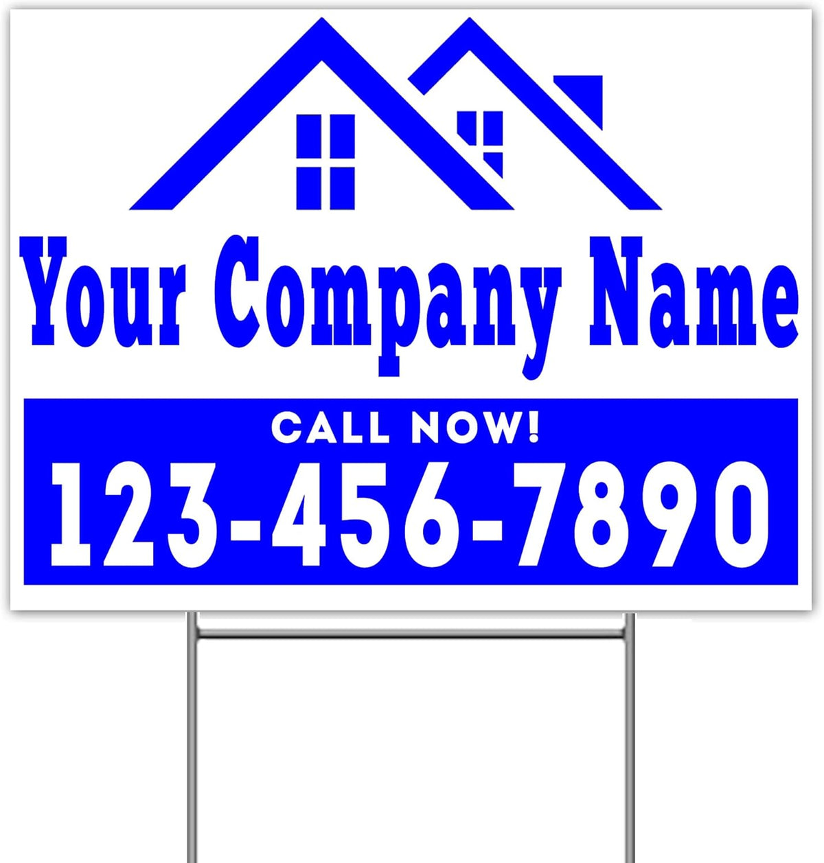 24x18 Double-Sided Waterproof Plastic Bandit Signs I18551