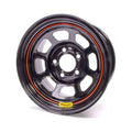 15 x 8 in. D-Hole Lightweight Spun Black Wheel with 5 x 4.75 in. Bolt Pattern T791