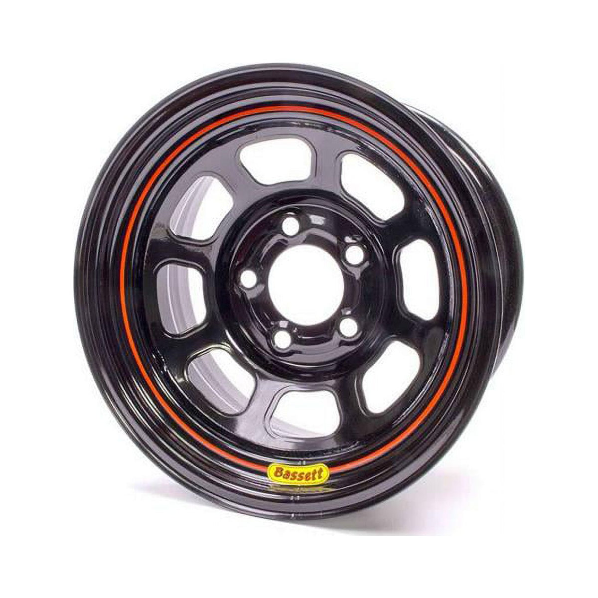 15 x 8 in. D-Hole Lightweight Spun Black Wheel with 5 x 4.75 in. Bolt Pattern T791