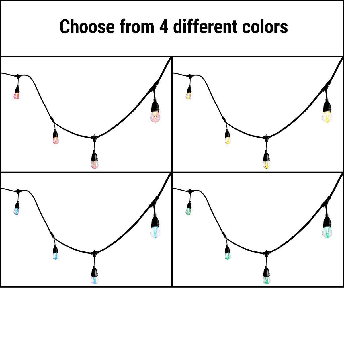 Shatterproof Color Changing LED String Lights B1250