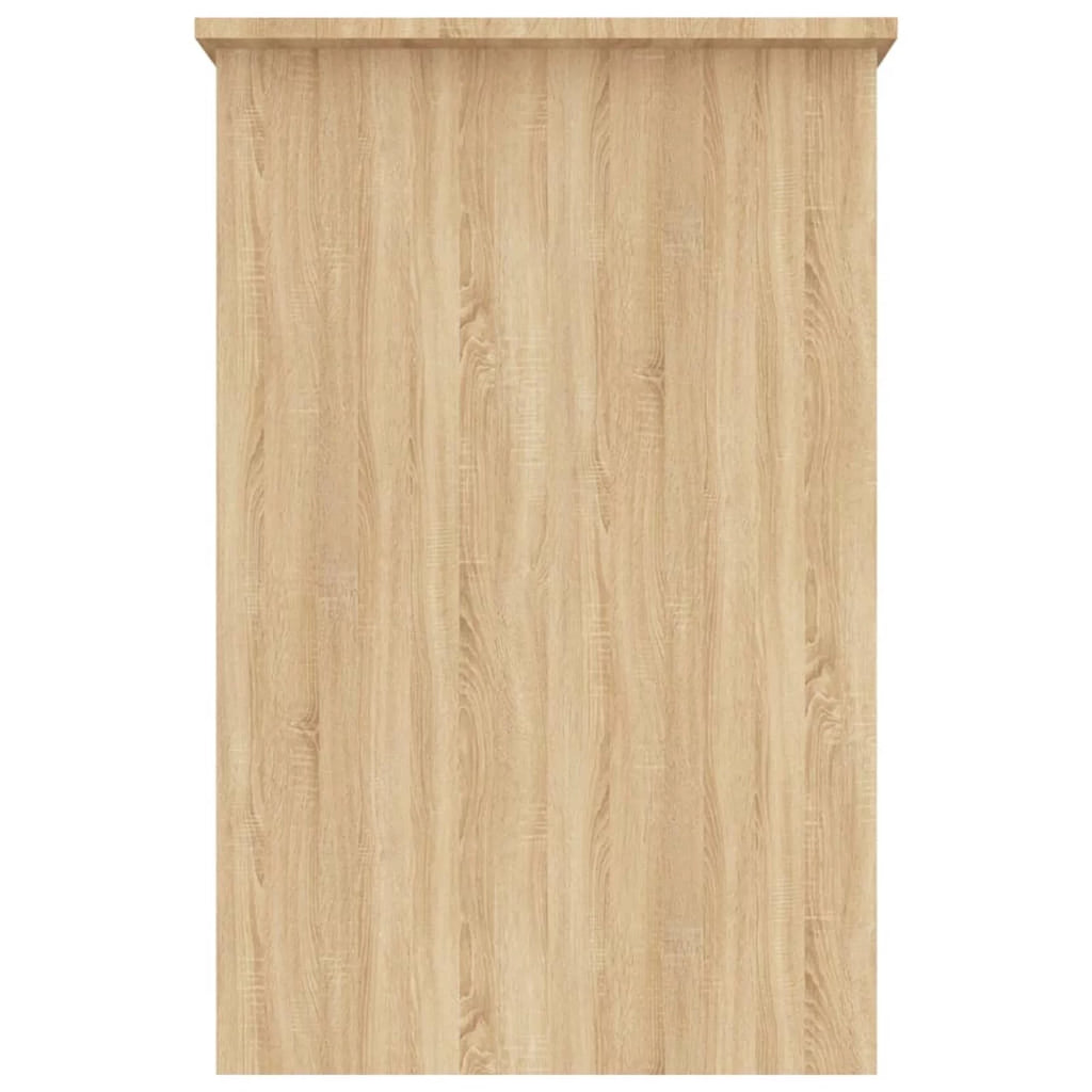 White Sonoma Oak Computer Desk with Storage Drawer Y796344