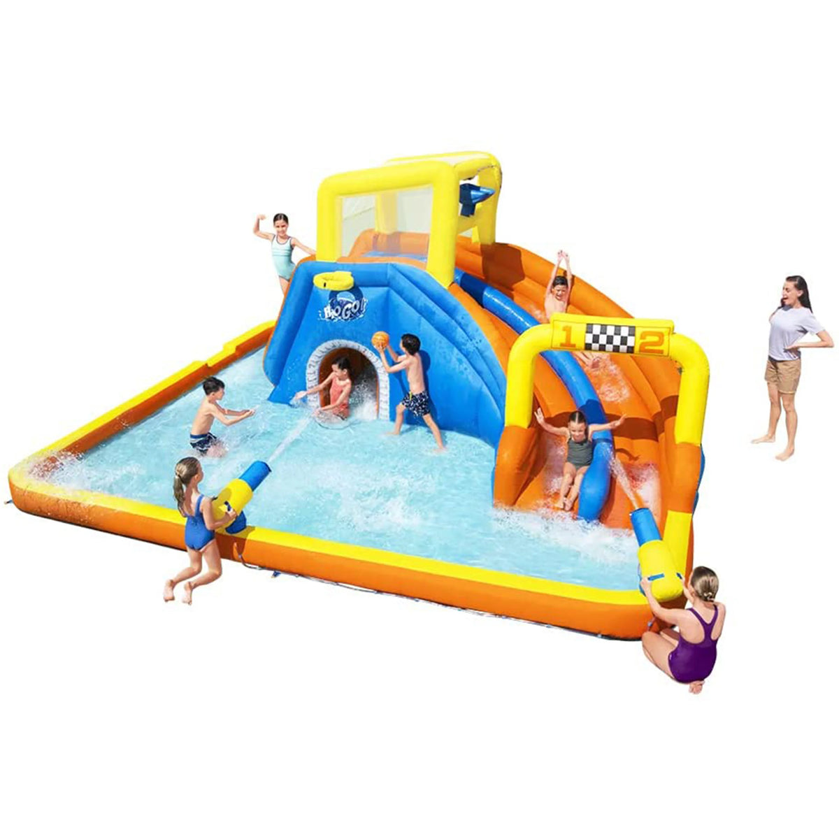 18' x 16.5' x 8.6' Inflatable Water Park B2761