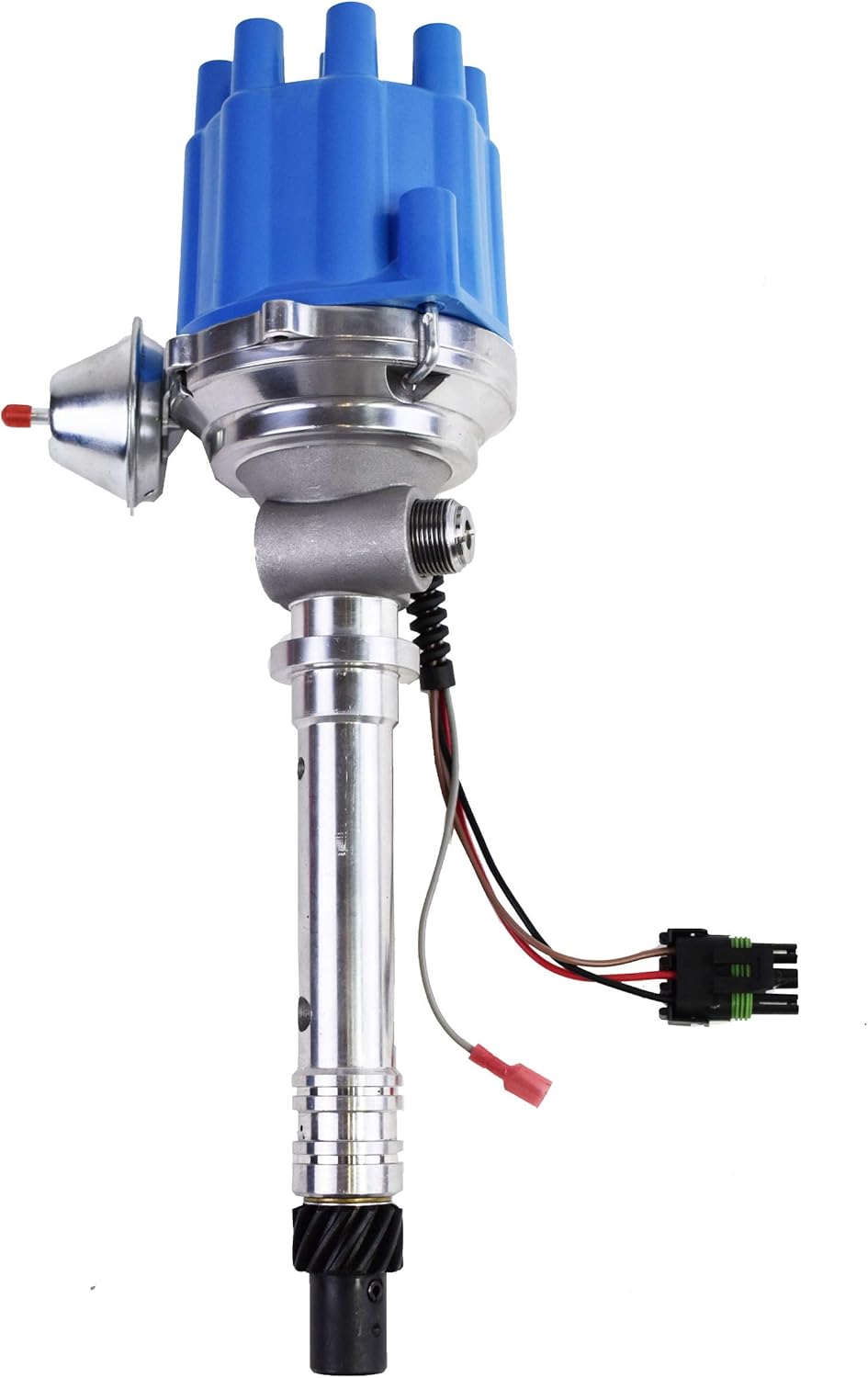 Ready to Run Distributor for Chevy Corvette V8 Engine, Blue Female Cap J225620