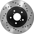 Front Coated Drill Brake Rotors Pads M9662