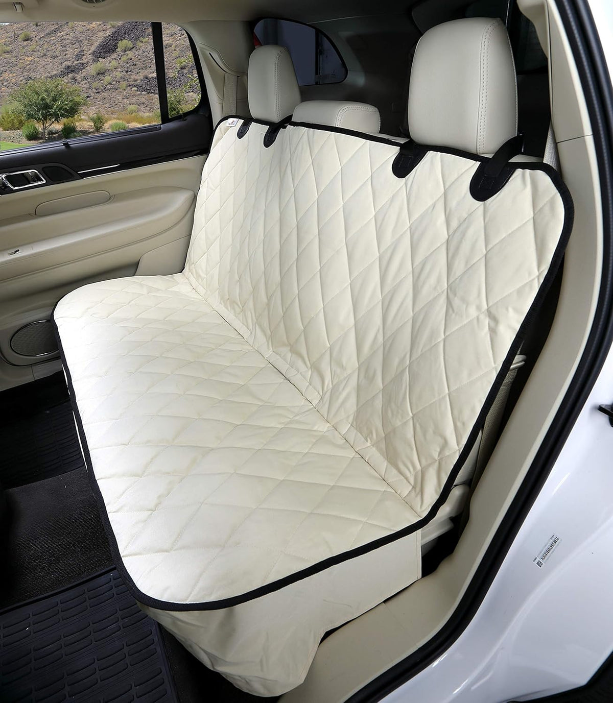 Heavy Duty Waterproof Non Slip Dog Seat Cover (Black) Z5562