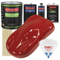 Bright Red Low VOC Urethane Basecoat/Clearcoat Car Auto Paint Complete Medium Gallon Kit T213944