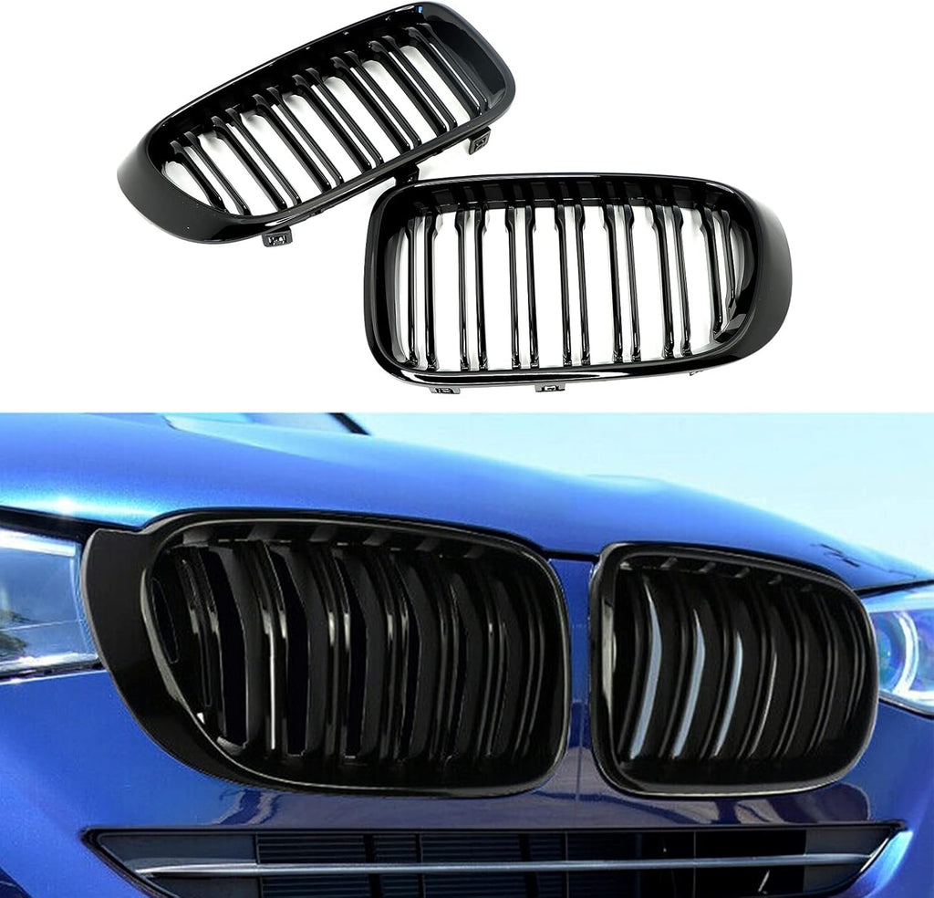 Gloss Black ABS Grille for X3 X4, Pack of 2 D113436