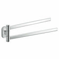 Chrome Wall Mounted Towel Bar W35569