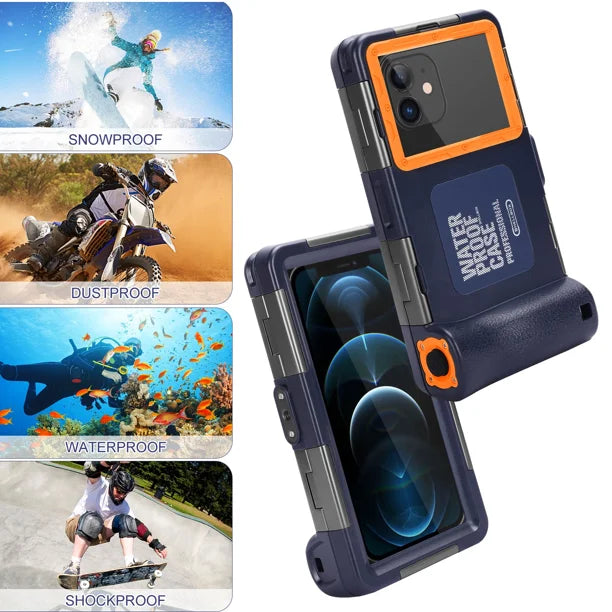 Waterproof Protective Case for Oppo A93s 5G and Phones Up to 6.9 Inch with Lanyard W857