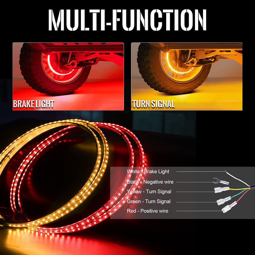 17inch Single Row Wheel Ring Light Kit -4PCS U323