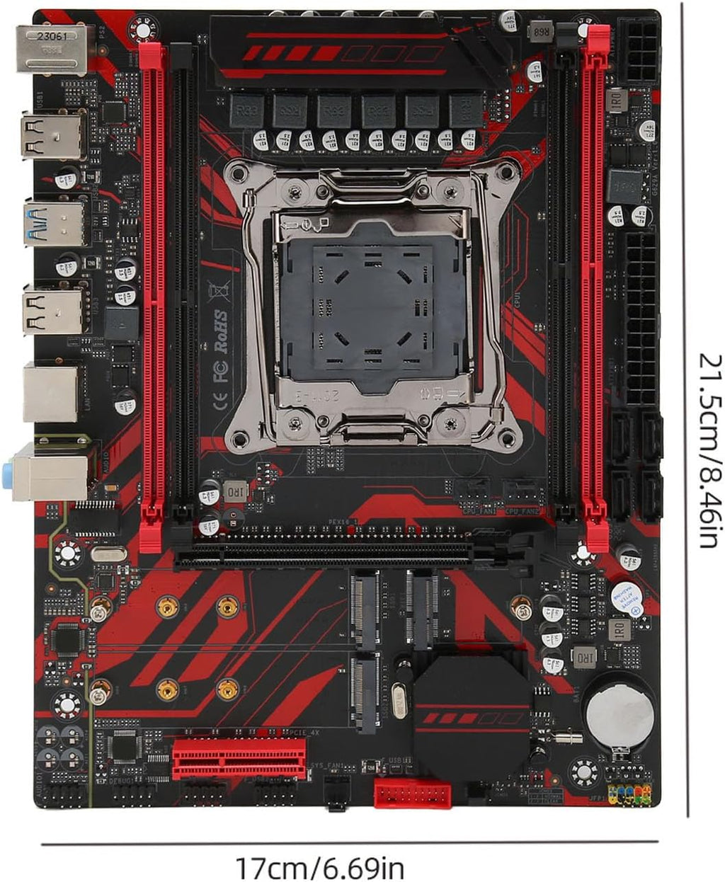 Micro ATX Motherboard with Dual M.2 Slots O61165