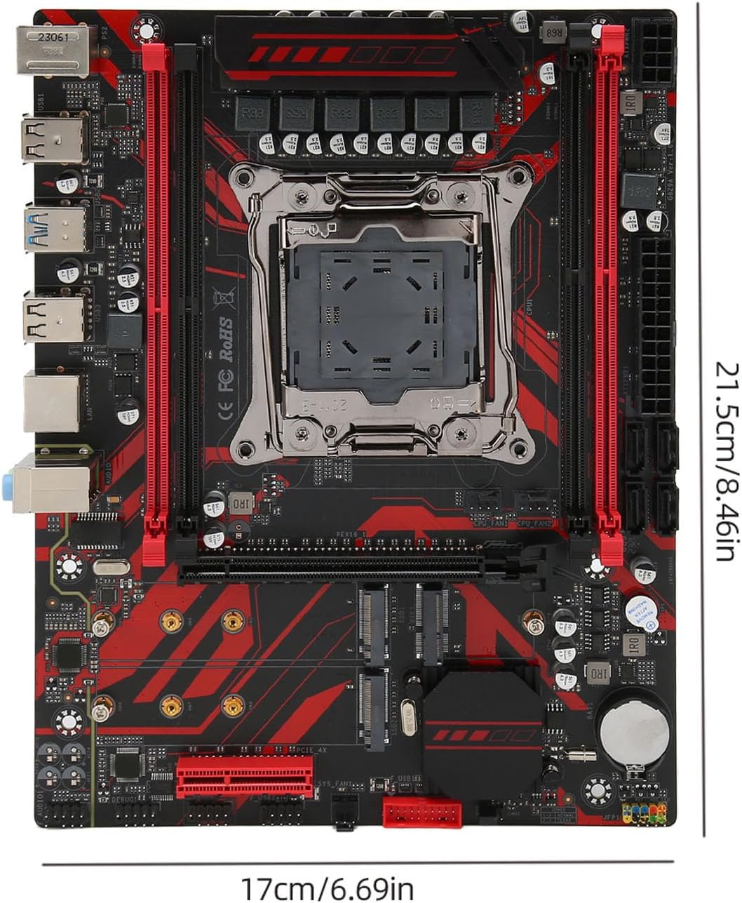 Micro ATX Motherboard with Dual M.2 Slots O61165