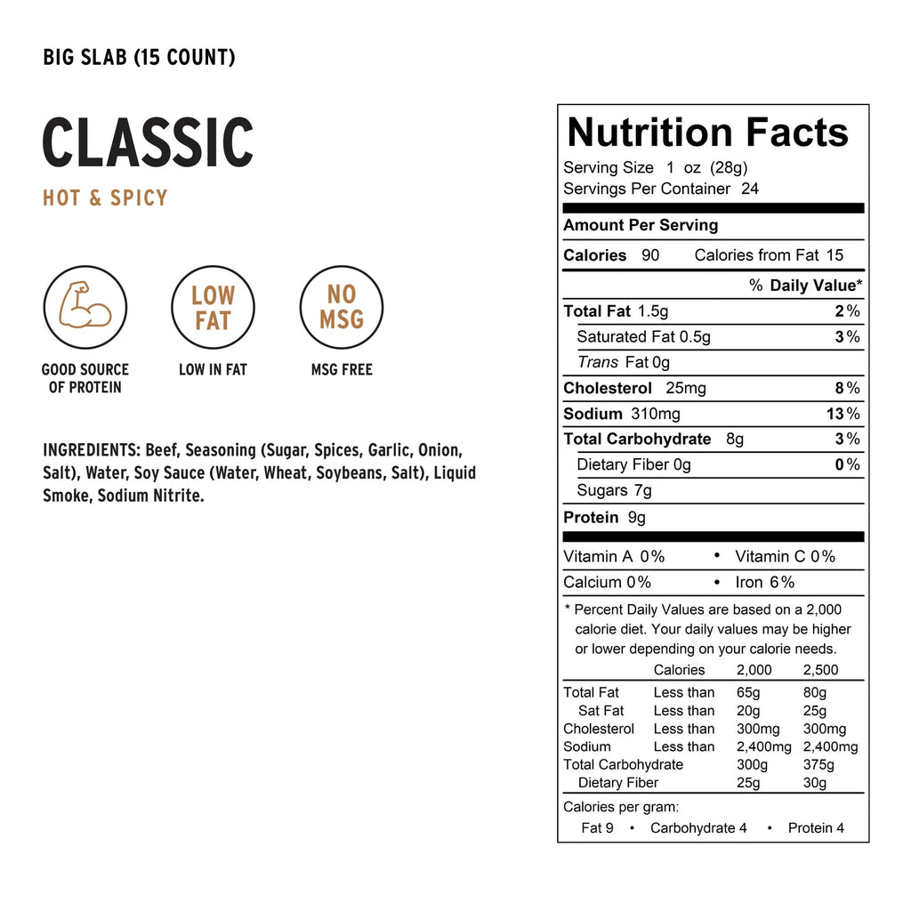 Hot & Spicy Beef Jerky 15 Count K70953