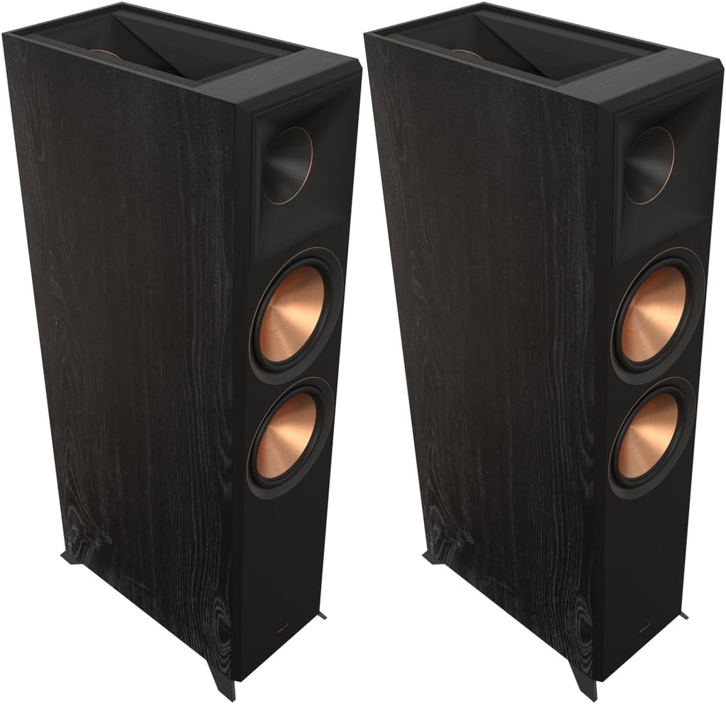 Ebony Floorstanding Speakers with Speaker Wire P29053