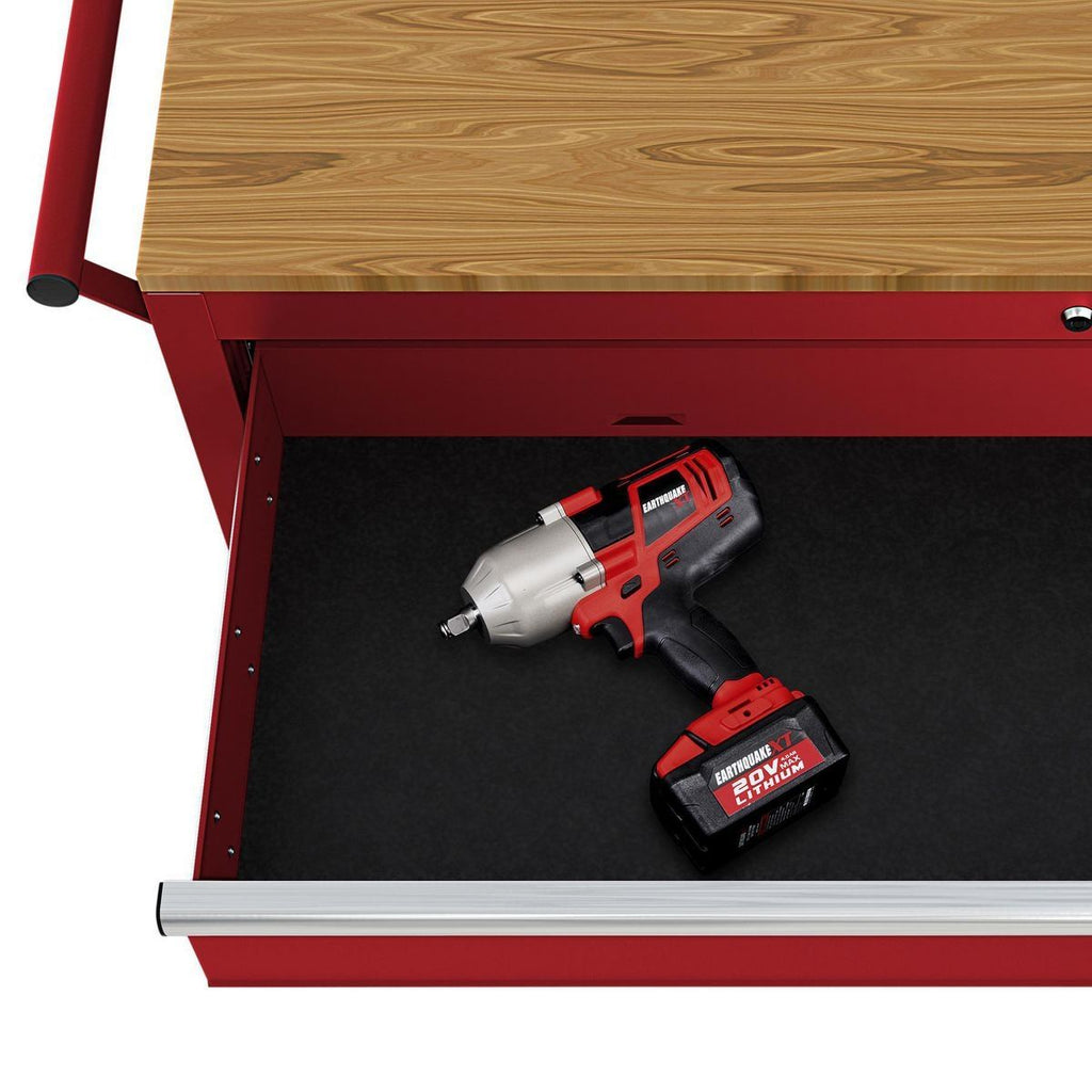 46 in. Mobile Workbench with Solid Wood Top O606312