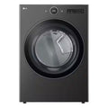 Black Steel Electric Dryer with TurboSteam G479