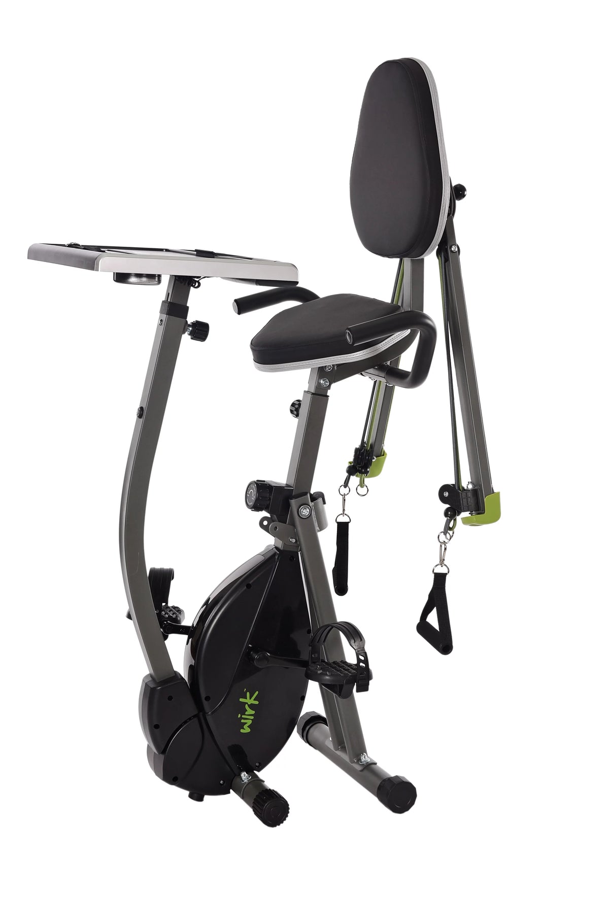 Upright Exercise Bike Workstation and Standing Desk R478026