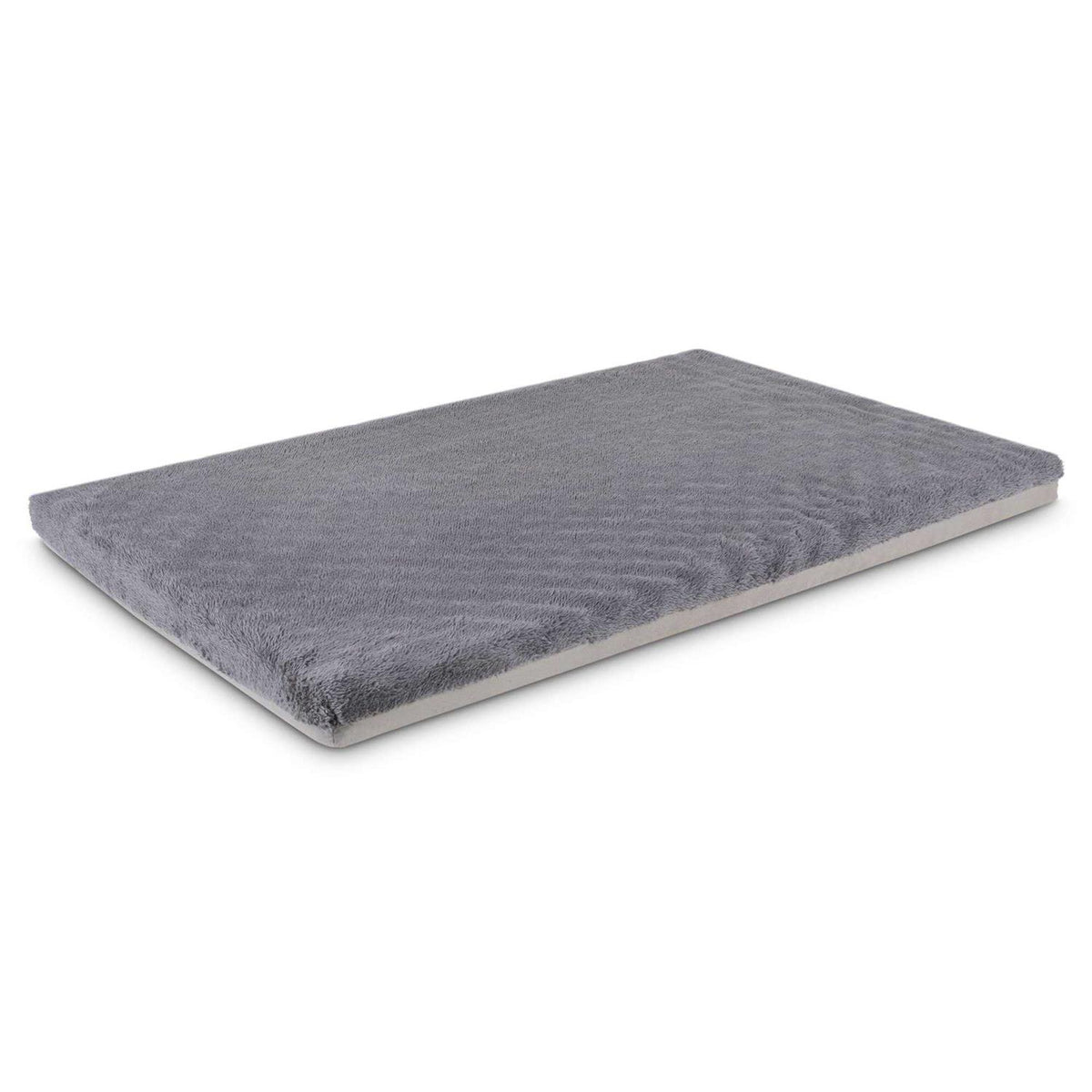 Dark Grey Foam Dog Crate Mat and Pet Bed U945529