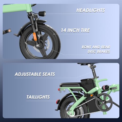 Folding Electric Bike 500W Motor 48V 13Ah Removable Battery Z937