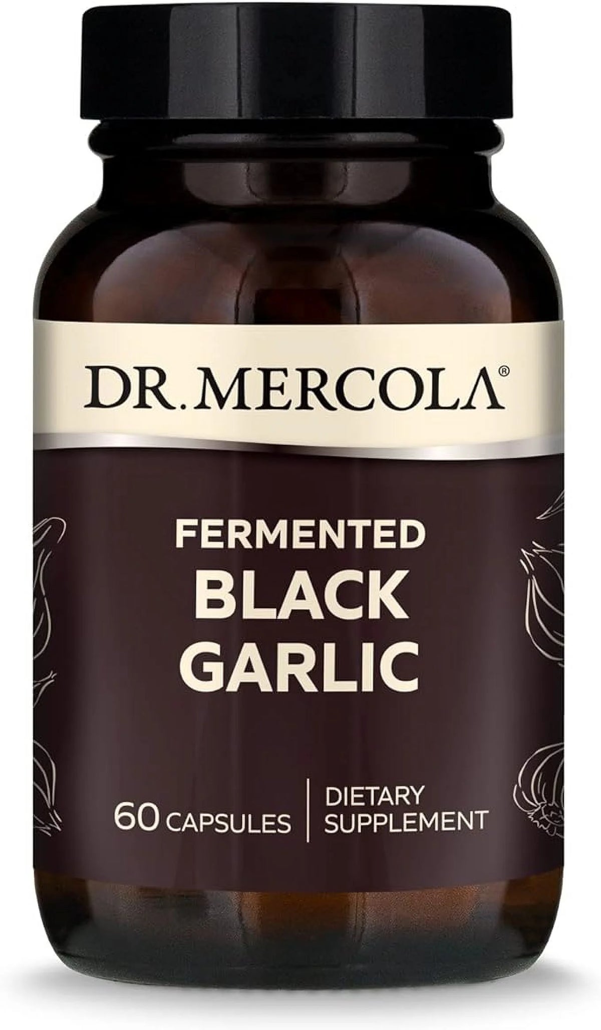 Fermented Black Garlic 60 Capsules Dietary Supplement E812038