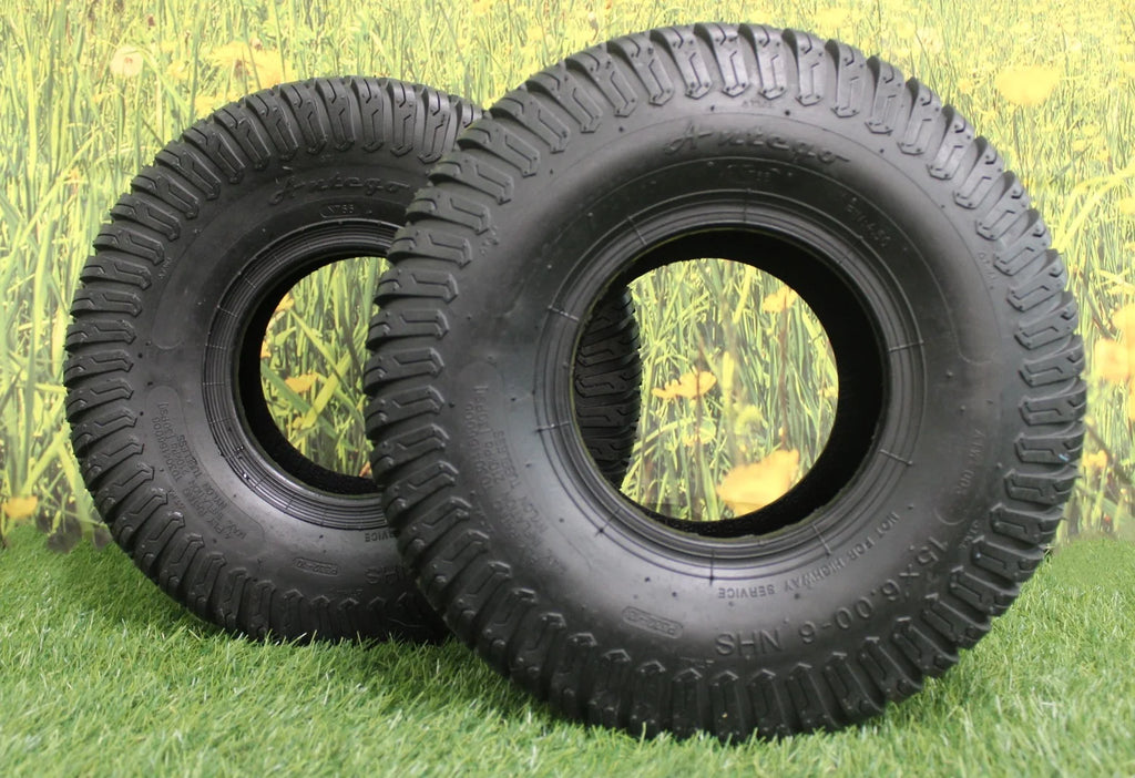 15x6.00-6 4 PLY Turf Tires Set of Two H1685