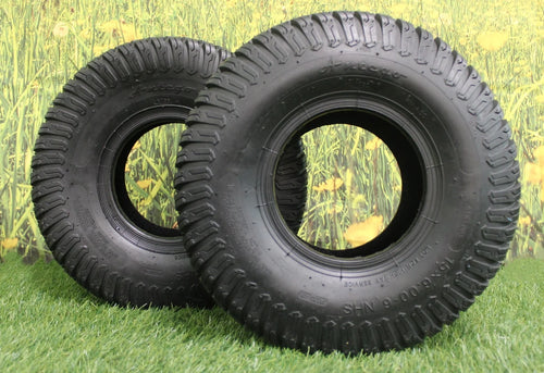15x6.00-6 4 PLY Turf Tires Set of Two H1685