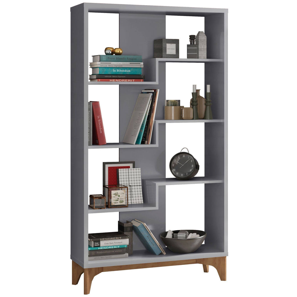 Grey Bookcase A947