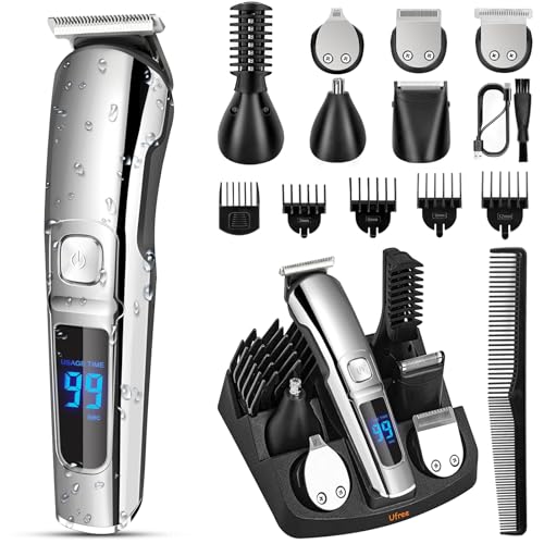 Waterproof Cordless Beard Trimmer Grooming Kit G473595