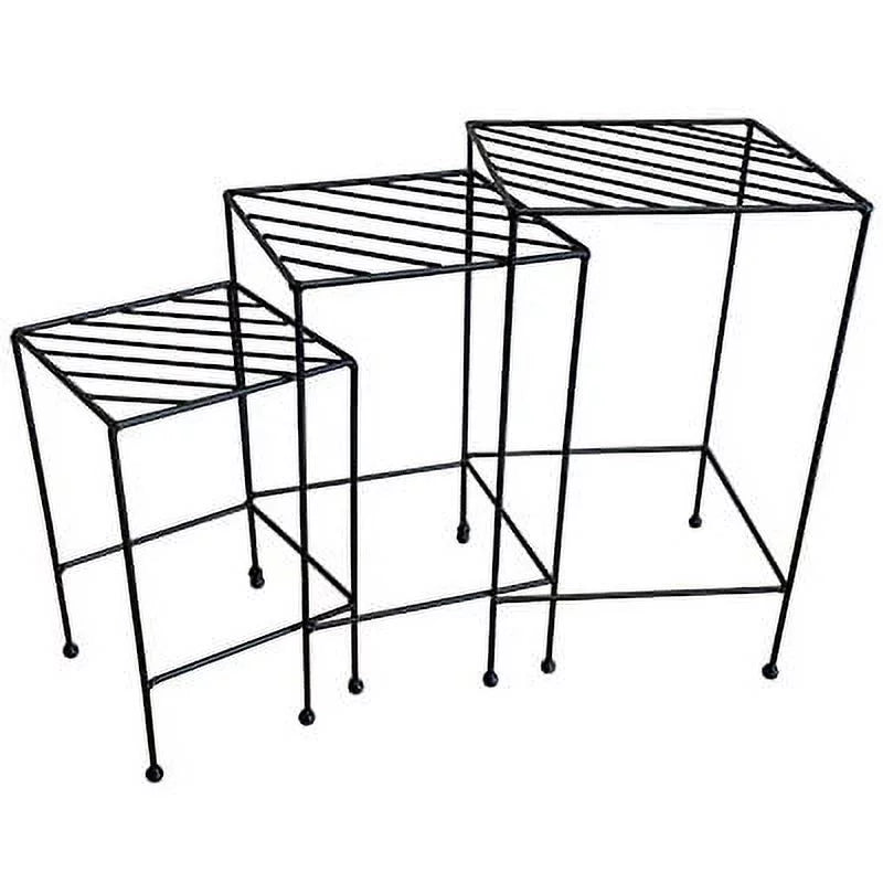 Lattice Nesting Plant Tables, Set of 3 C197140