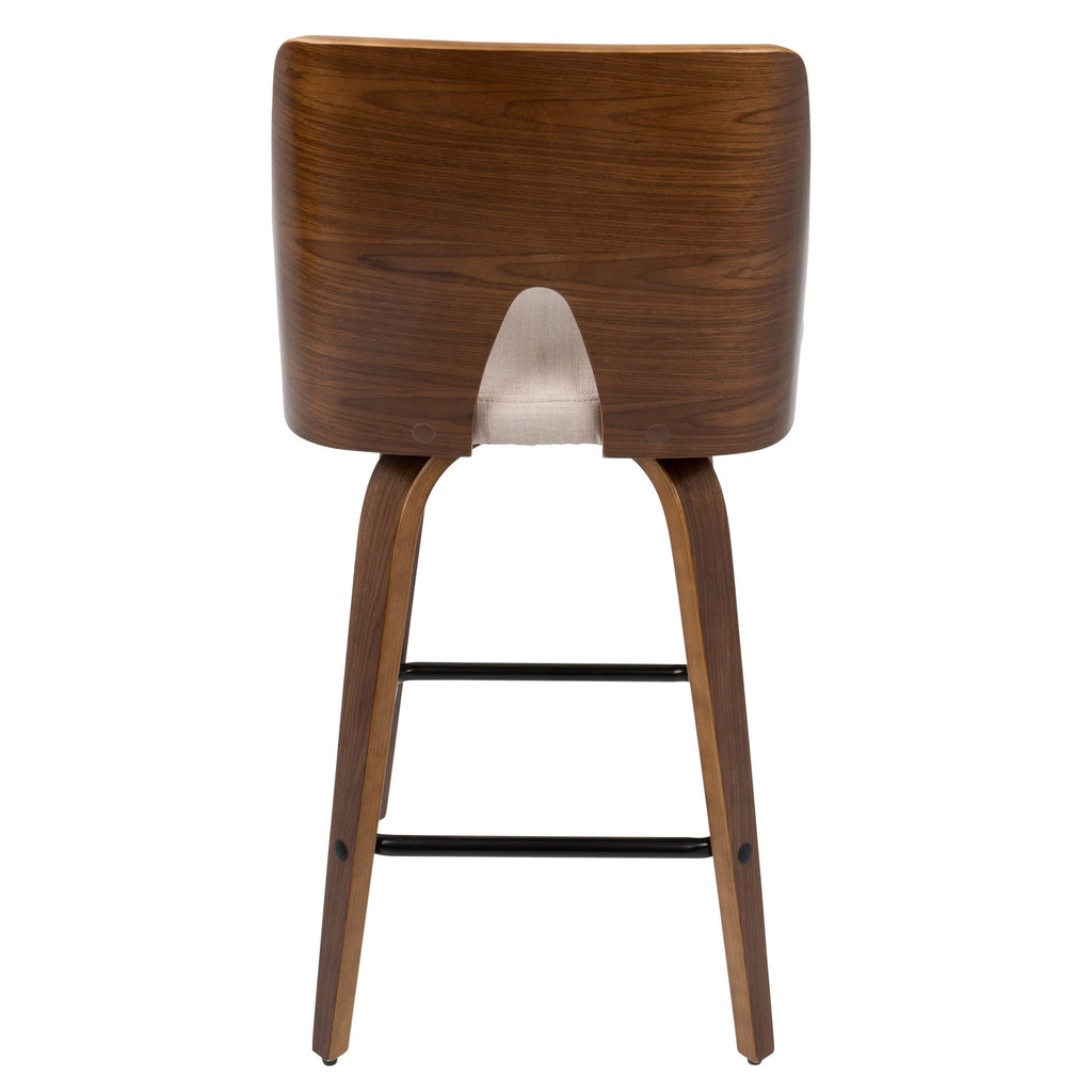 Beige 26-inch Counter Stool Set of 2 E899411