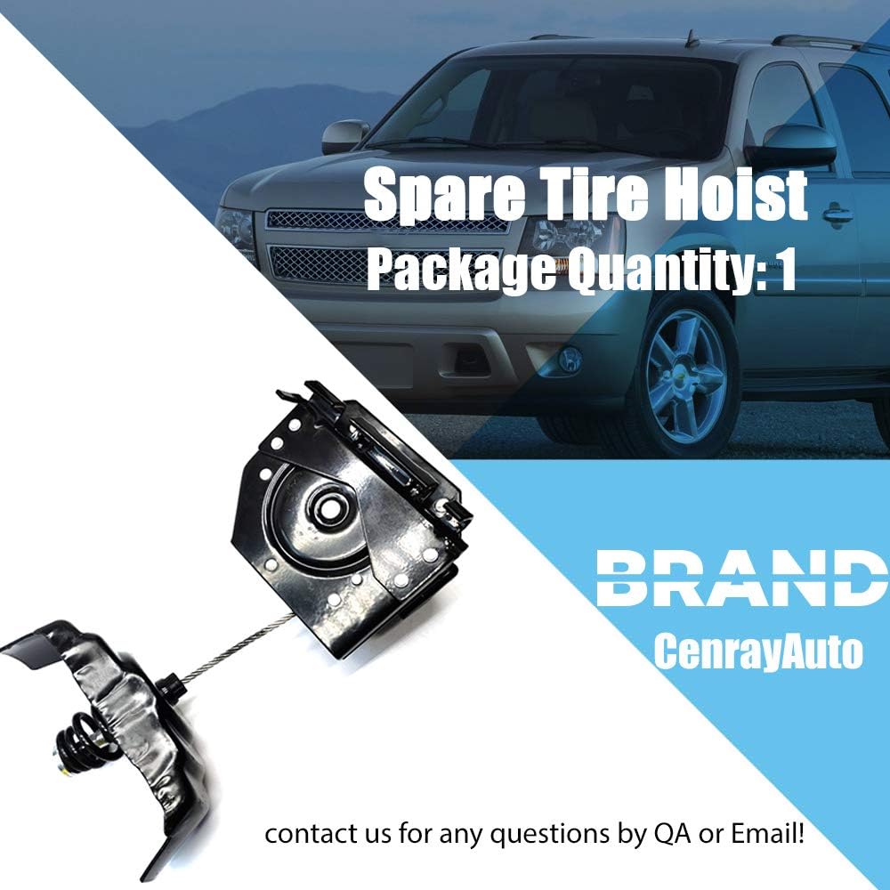 Spare Tire Hoist Winch Carrier Holder Replacement Pack of 2 E19706