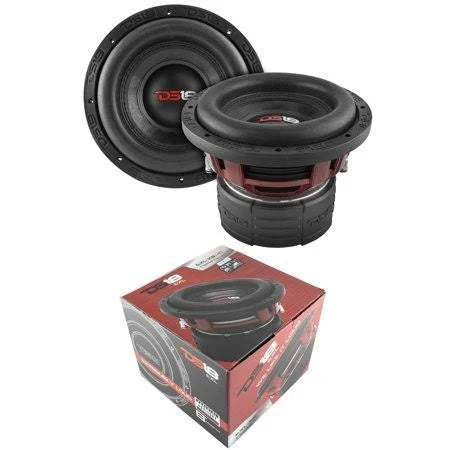 2x 8 inch Subwoofer 2400 Watts Dual 4 Ohm DVC Black C4726