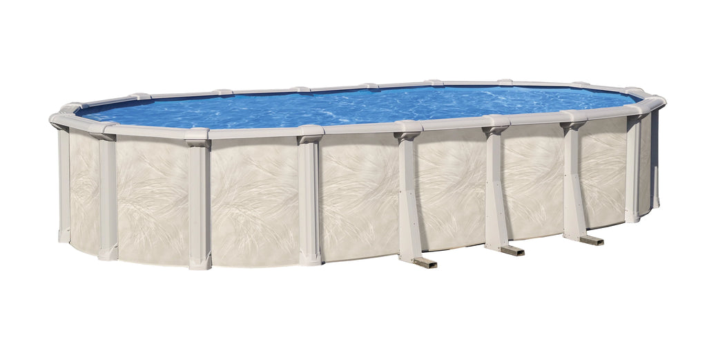 15' x 30' Oval x 52 Swimming Pool Kit with 25 Gauge Liner C373370