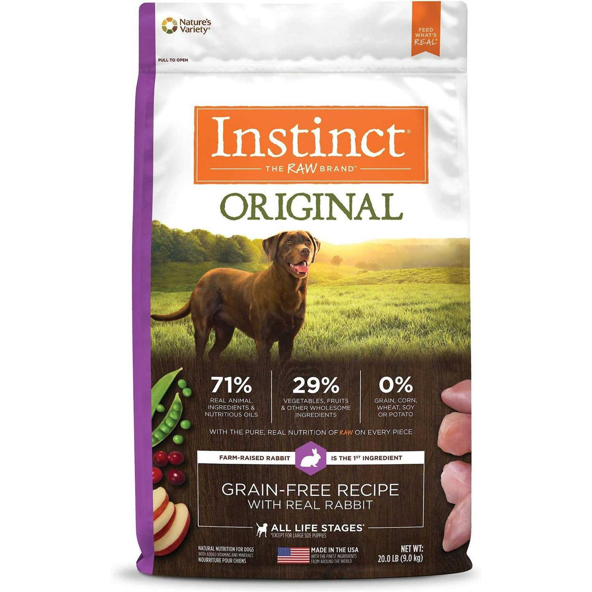 Grain Free Real Rabbit Dry Dog Food I710