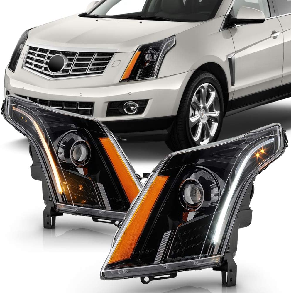 Black Housing Projector Headlights with LED Tube O2855