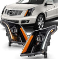 Black Housing Projector Headlights with LED Tube O2855