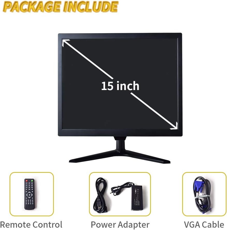 15" LCD Security Monitor with Built-in Speaker F930