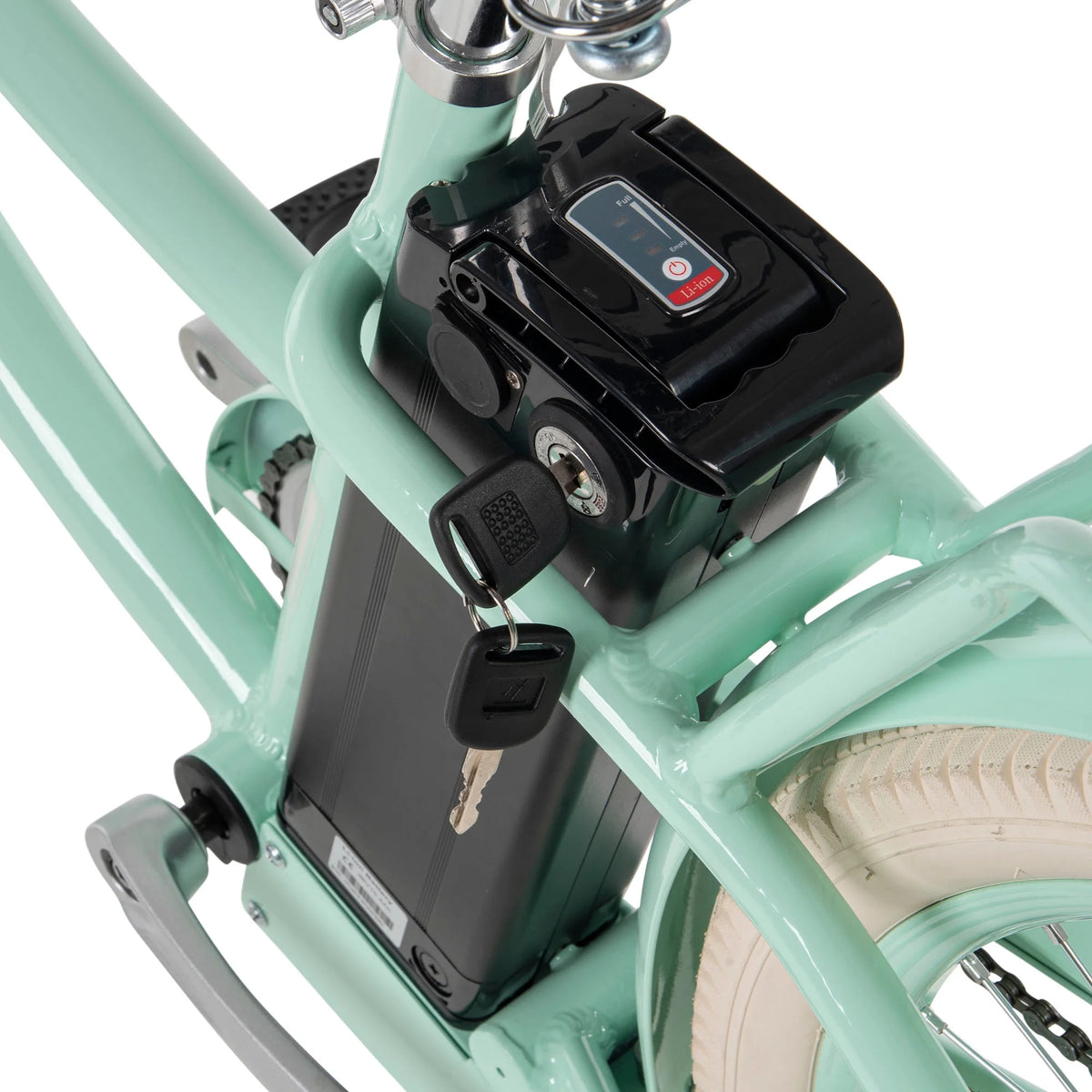 26-in 7-Spd Electric Cruiser Bike Q888740