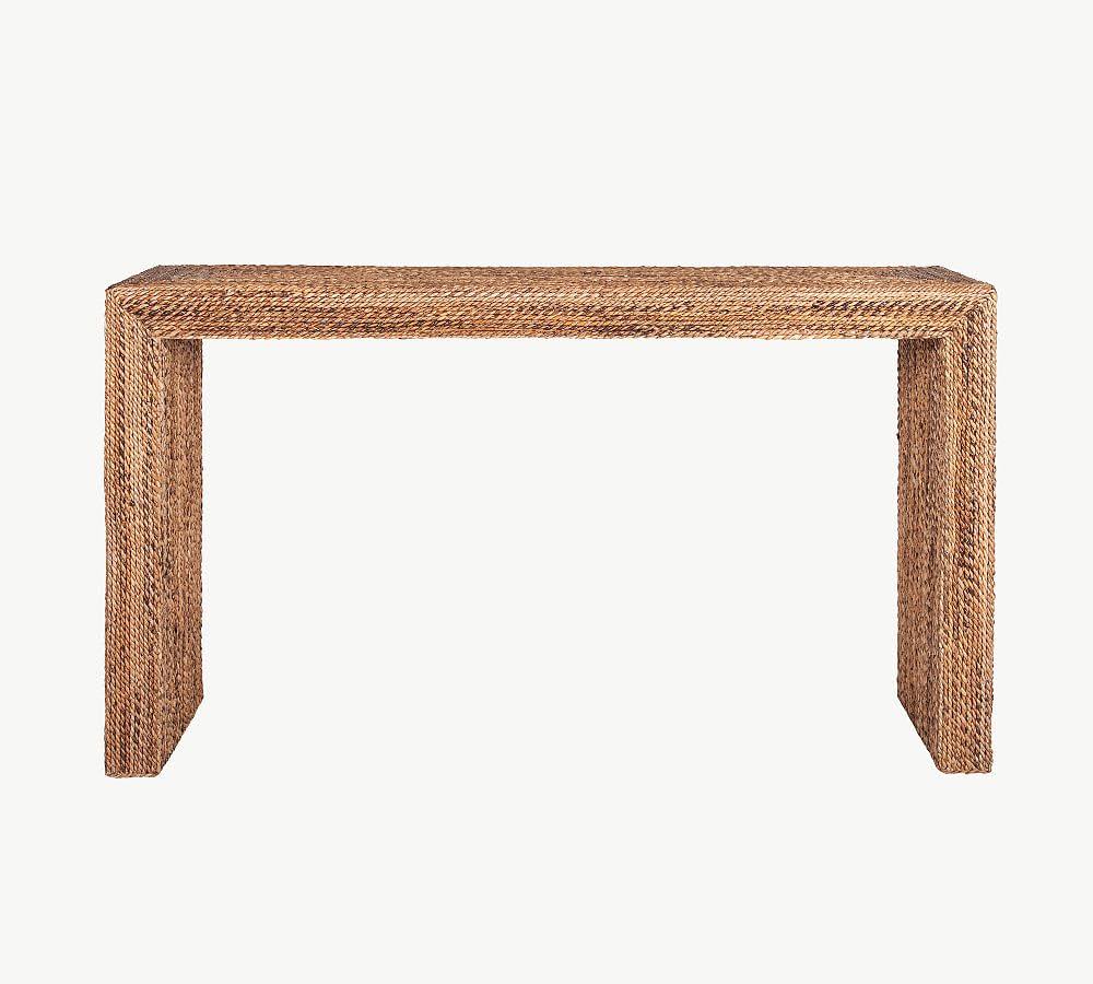 Natural Seagrass Console Table G394829