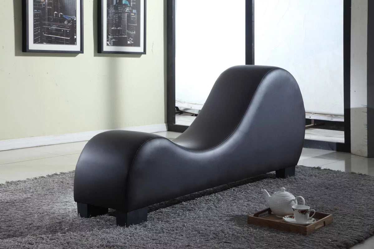 Faux Leather Yoga Stretch Relaxation Chaise C88998